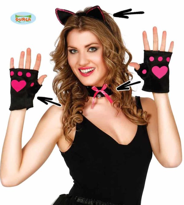Halloween Black / Pink Cat Instant Kit