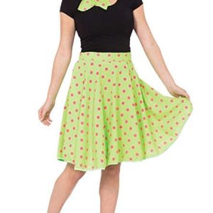 1950s Light Green Rock n Roll Skirt for Adults