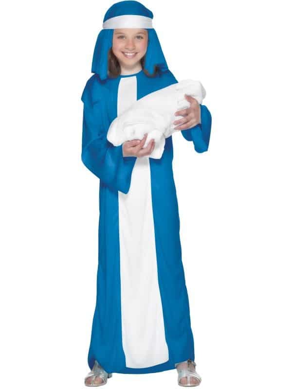 Children's Nativity Mary Child Costume Age 7-9