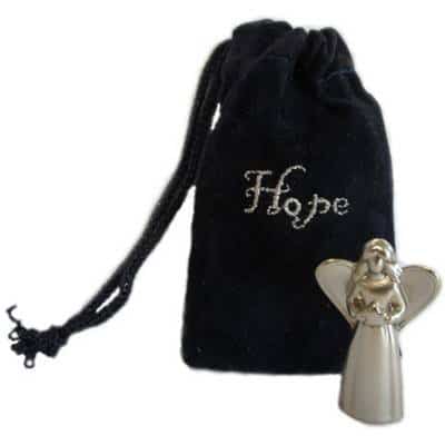 Guardian Angel Figurine In A Pouch - Hope