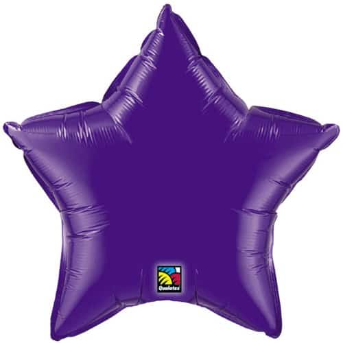 20" Foil Purple Star Shape Balloon