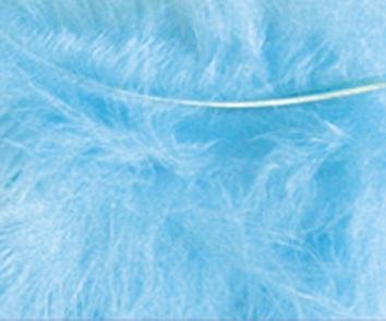 Feather Fluffy Turquoise pack of 20