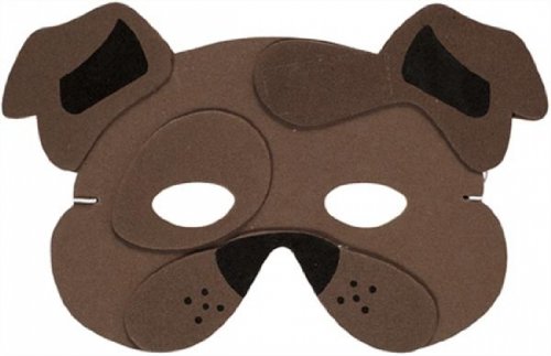 Mask Farm Animal Dog (Soft Foam) for Fancy Dress Masquerade Accessory