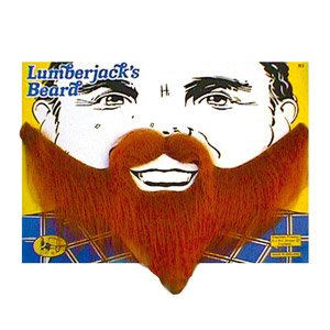 Lumberjack Beard Fancy Dress Brown