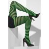 Witch Opaque Tights and Striped - Green and Black