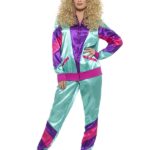 1980s Womens Shell Suit Costume Large
