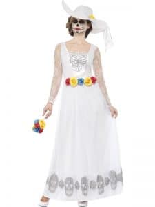 Day of the Dead Skeleton Bride Costume X Large