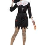 Zombie Nun Sister Costume Large