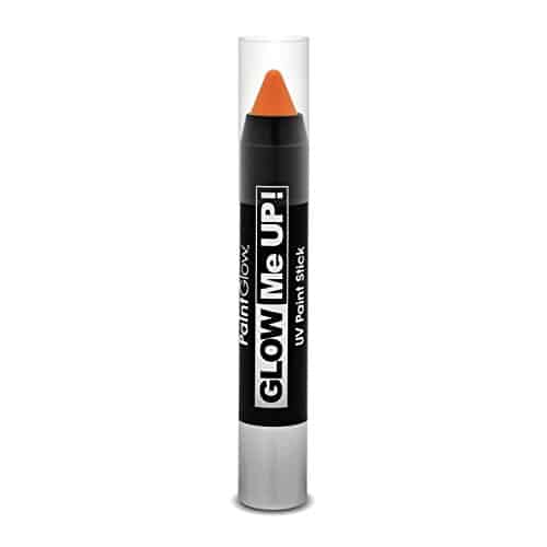 PaintGlow UV Neon Paint Stick, Neon Orange 3.5g