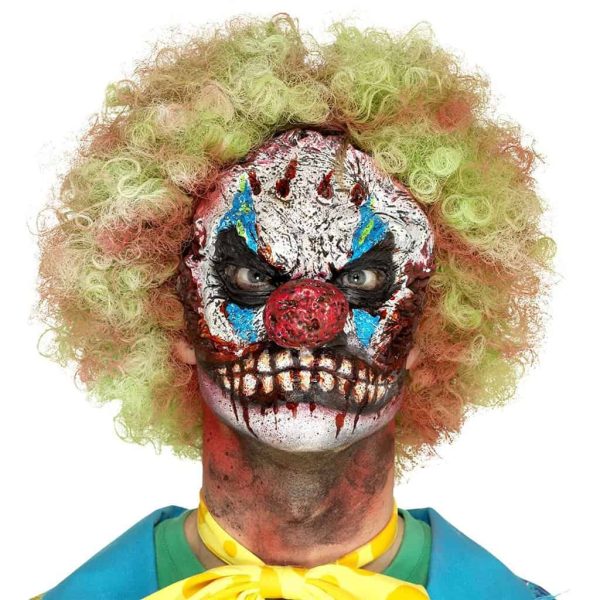 Adult Halloween Killer Clown Prosthetic Mask