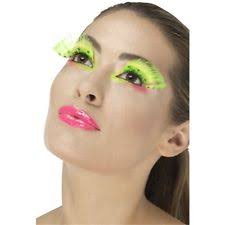 1980s polka Dot Eyelashes Neon Green