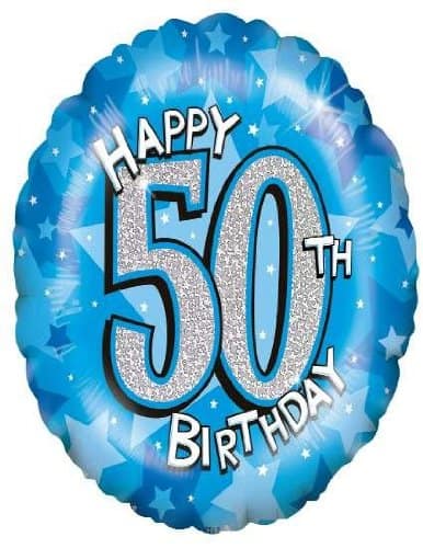 Happy Birthday 50th Foil Balloon