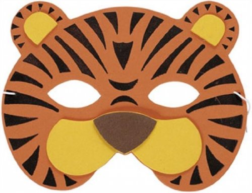 Tiger Mask (Eva Soft Foam) For Fancy Dress