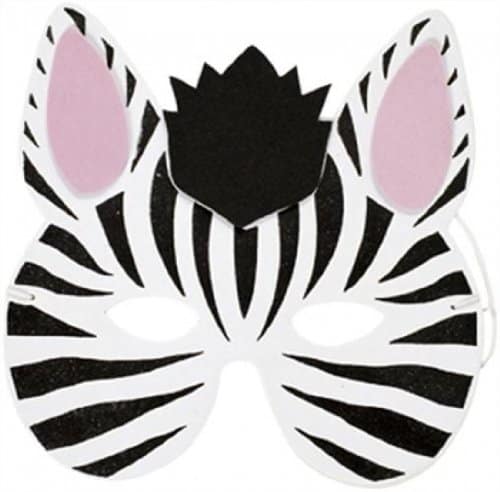 Zebra Mask (eva Soft Foam) for Fancy Dress