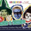 Snazaroo Face Paint Body Make-Up Heroes And Horrors Face Painting And Dvd Kit