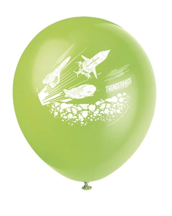 12" Latex Thunder birds Balloons, Pack of 8