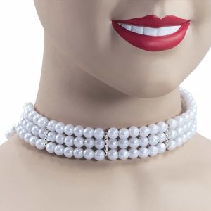 1920s Pearl Style Choker Necklace