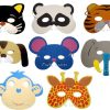 8 Assorted Foam Animal Masks