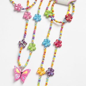 Butterfly Necklace And Bracelet Set