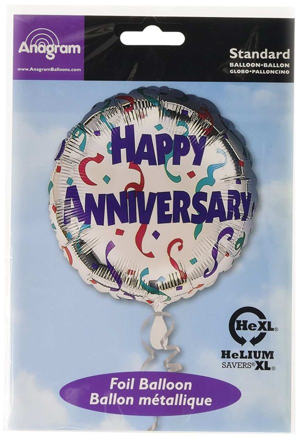  Anniversary Celebration  Foil Balloon Flat Pack