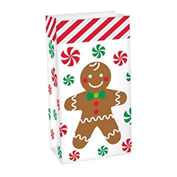 Gingerbread Man Party Bag