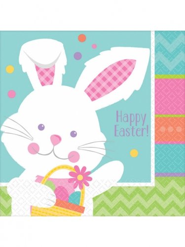 Easter Bunny Hippity Hop Luncheon Napkins 33 cm