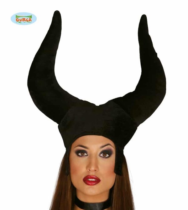 Evil Queen Jester Black Fancy Dress Hat
