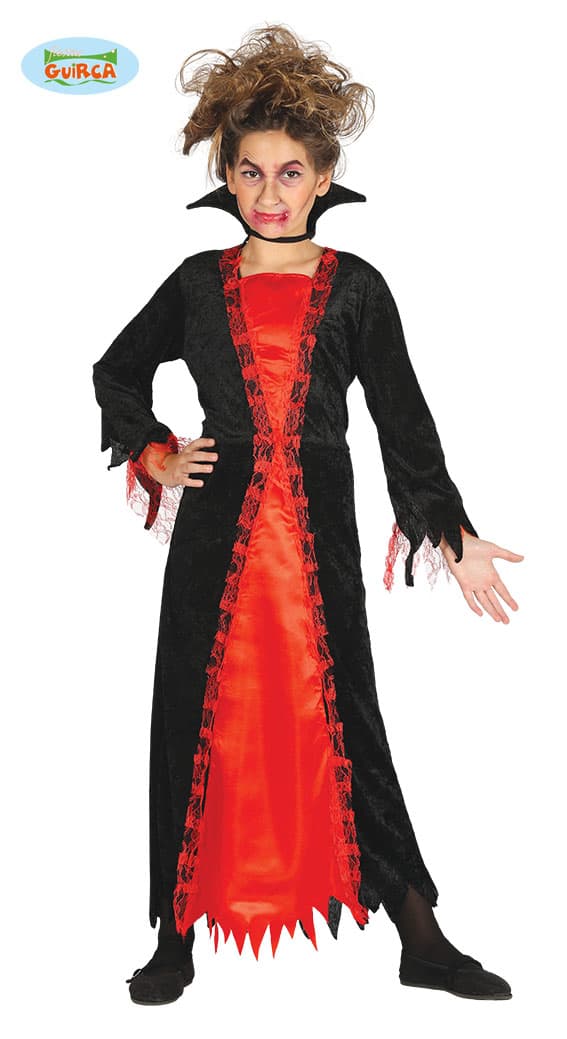 Halloween Vampire Girls Fancy Dress Costume