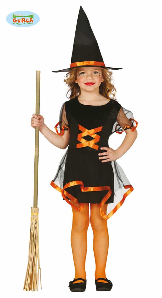 Halloween Pretty Witch Girls Costume 10-12