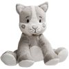 Cuddle Tots Millie Cat Grey Plush Toy With Rattle ~ Medium