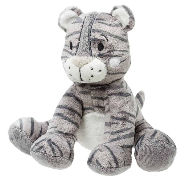 Cuddle Tots Felix Plush Tiger with Rattle ~ Medium