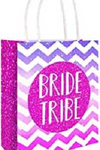 Hen Party Bride Tribe Design Paper Bag With Handles