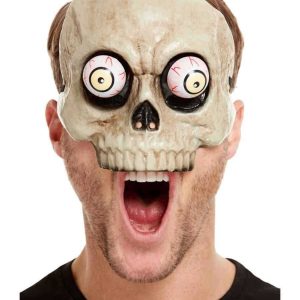 Skeleton Half Face Mask Plastic