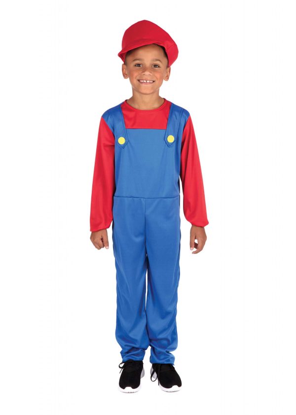 Childrens Mario Style Costume