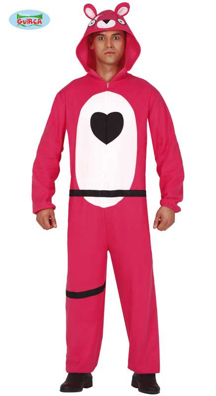 Pink Bear Fortnite Gaming Costume Large