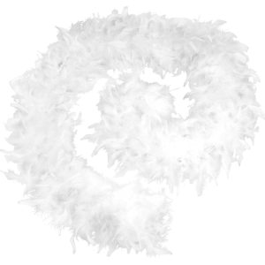 White Feather Boa 80g