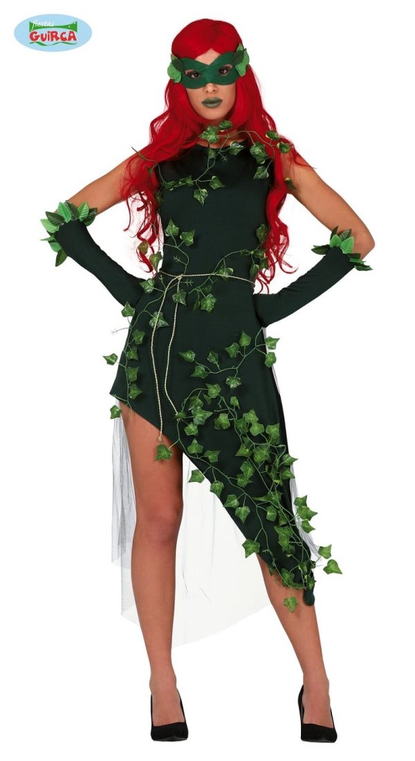 Womens Poison Ivy Villain Costume Large
