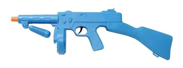 Blue Plastic Tommy Gun