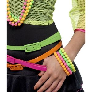 1980s Neon Beaded Bracelets