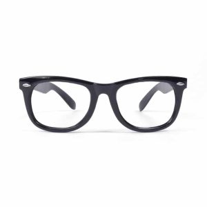 Black Frame Framed Character Nerd Glasses