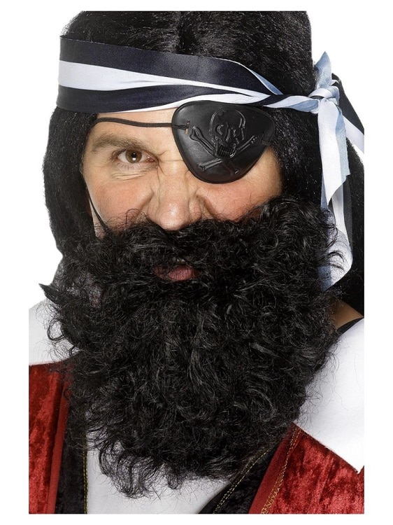 Deluxe Black Pirate Beard