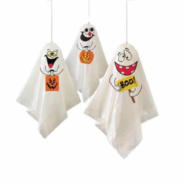 Halloween Hanging Ghost Decorations 3pk