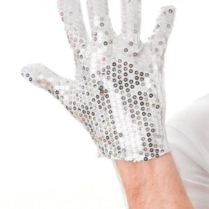 Michael Jackson Style Silver Sequin Glove