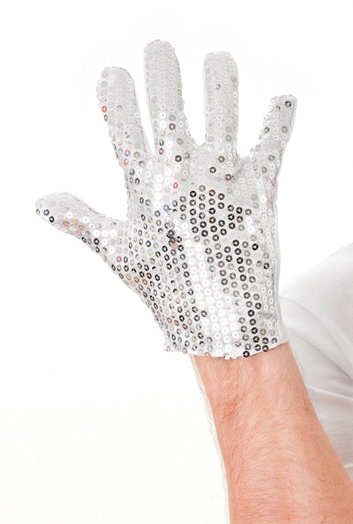 Michael Jackson Style Silver Sequin Glove