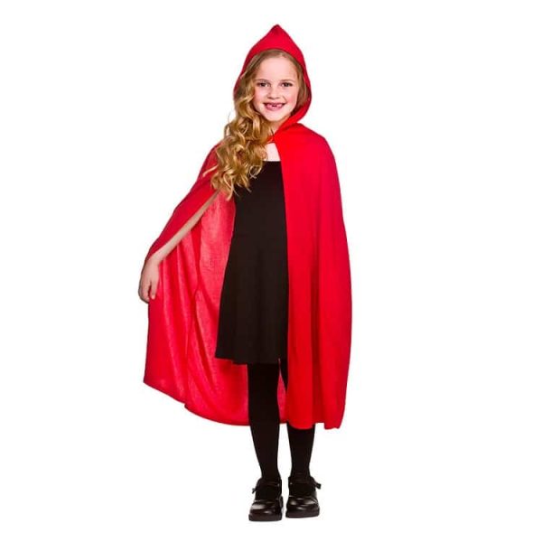 Childrens Red Hooded Cape