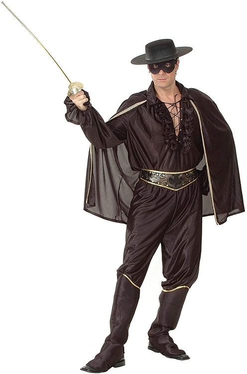 Zorro Style Bandit Costume