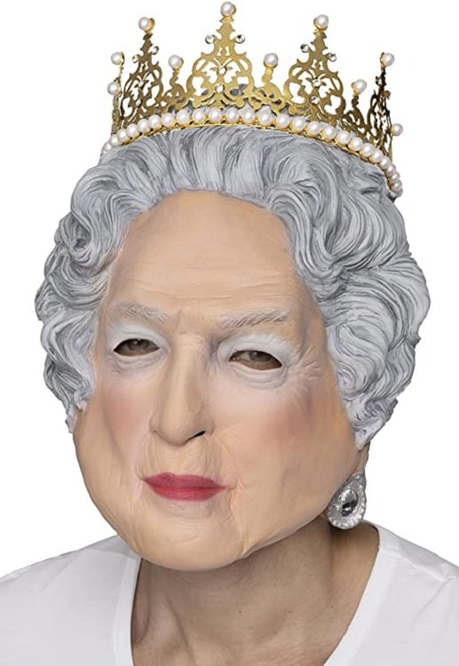 Queen Mask with attached Crown