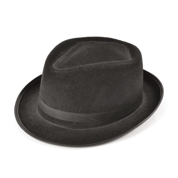 Black Felt Blues Hat