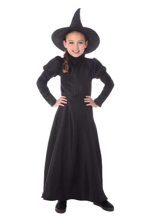 Childrens Classic Style Witch Costume 9-10