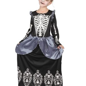 Skeleton Princess Costume for Children 7-8